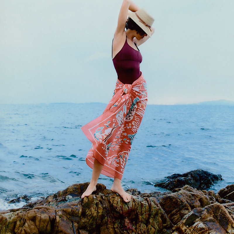 HERMES　パレオ パレオ 《イゾラ・プリマヴェーラ》 - グリーン | Hermès - エルメス